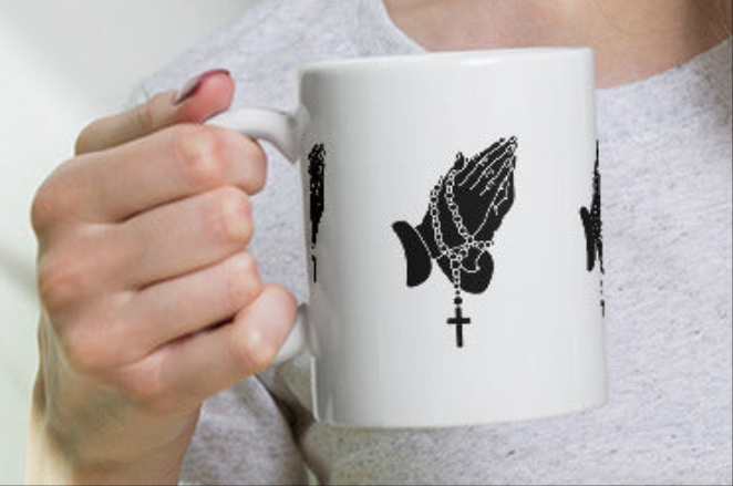 Rosary mug